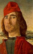 CARPACCIO, Vittore Portrait of an Unknown Man with Red Beret dfg USA oil painting artist